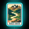 Rogue River Oregon Colors RGB Neon Sign - Image 3