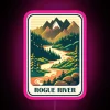 Rogue River Oregon Colors RGB Neon Sign - Image 6