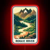 Rogue River Oregon Colors RGB Neon Sign - Image 2