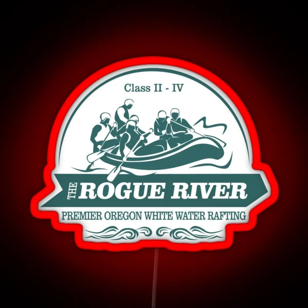 Rogue River WR RGB Neon Sign