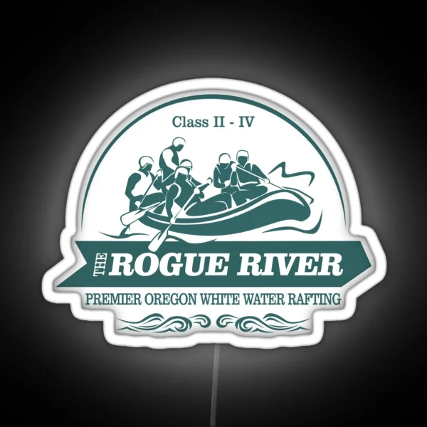 Rogue River WR RGB Neon Sign