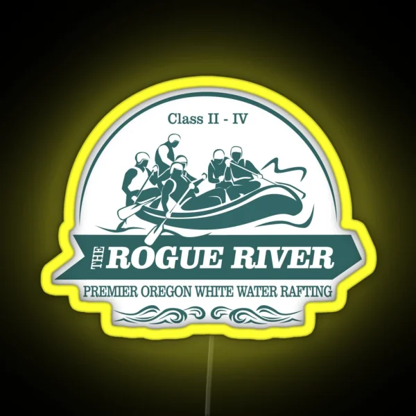 Rogue River WR RGB Neon Sign
