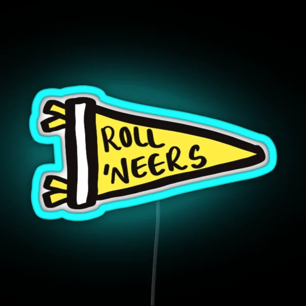 Roll Neers Banner RGB Neon Sign