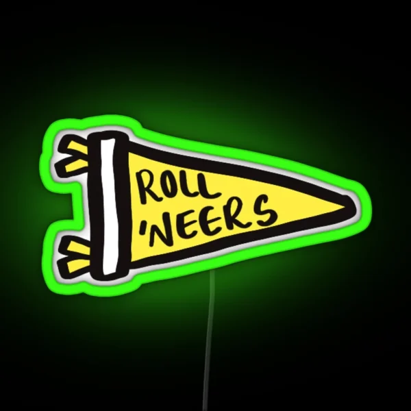 Roll Neers Banner RGB Neon Sign