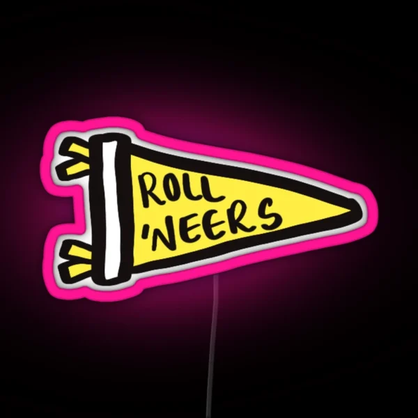 Roll Neers Banner RGB Neon Sign