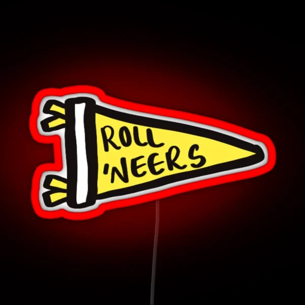 Roll Neers Banner RGB Neon Sign