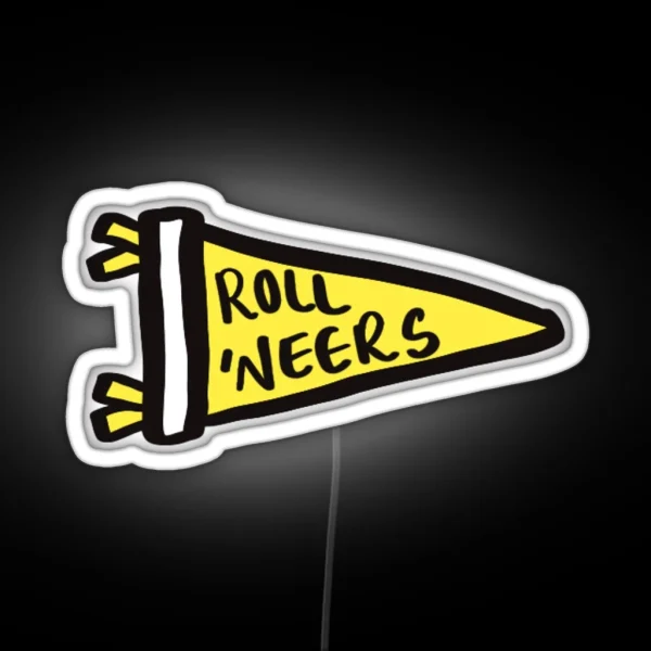 Roll Neers Banner RGB Neon Sign