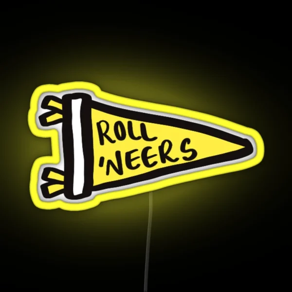Roll Neers Banner RGB Neon Sign