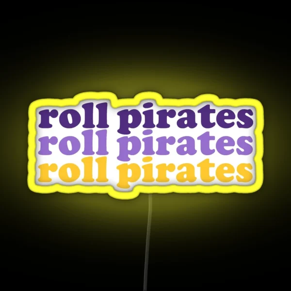 Roll Pirates RGB Neon Sign