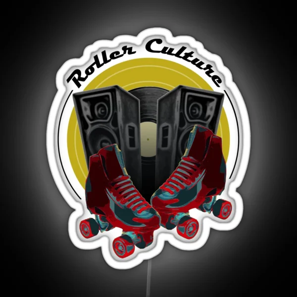 Roller Culture RGB Neon Sign