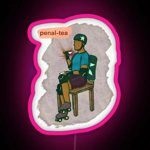 Roller Derby Penal Tea RGB Neon Sign