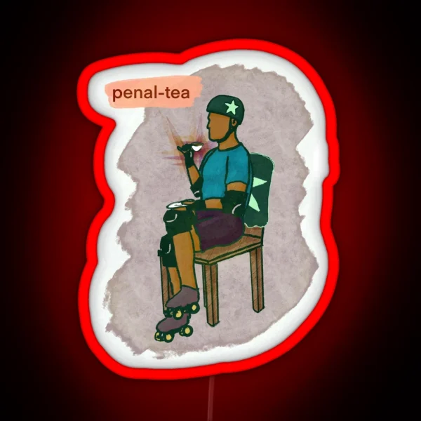 Roller Derby Penal Tea RGB Neon Sign
