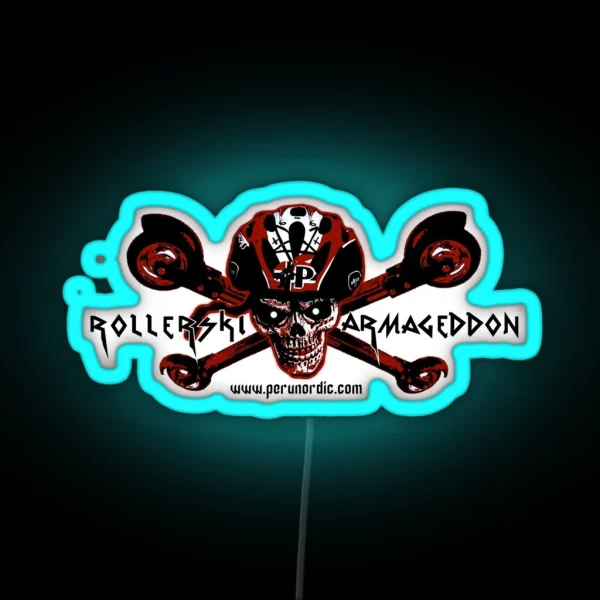 Rollerski Armageddon RGB Neon Sign