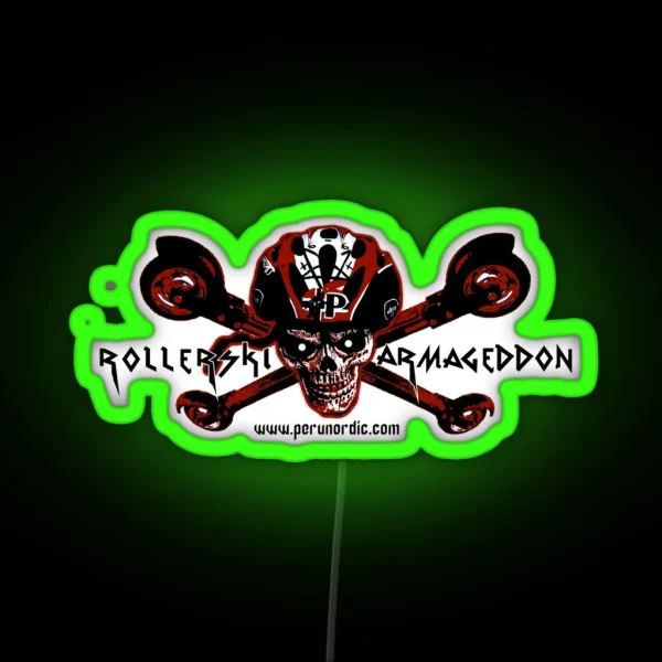 Rollerski Armageddon RGB Neon Sign