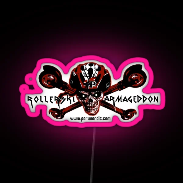 Rollerski Armageddon RGB Neon Sign