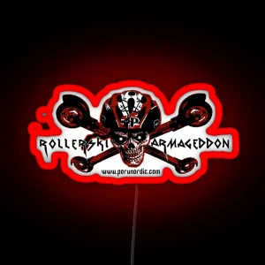 Rollerski Armageddon RGB Neon Sign