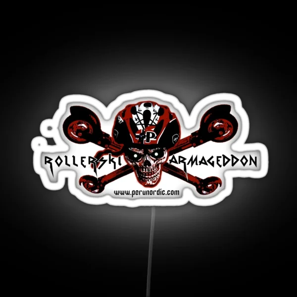 Rollerski Armageddon RGB Neon Sign