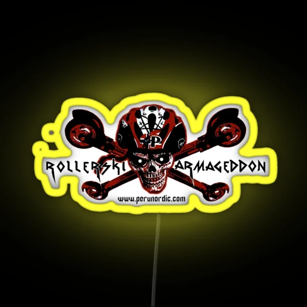 Rollerski Armageddon RGB Neon Sign