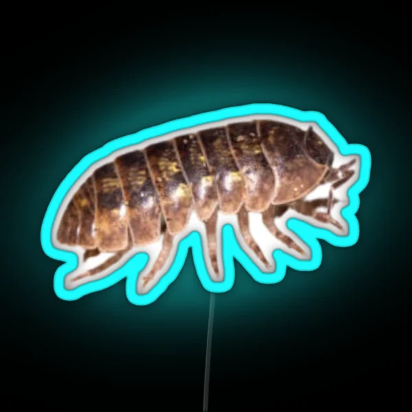 Roly Poly Isopod RGB Neon Sign