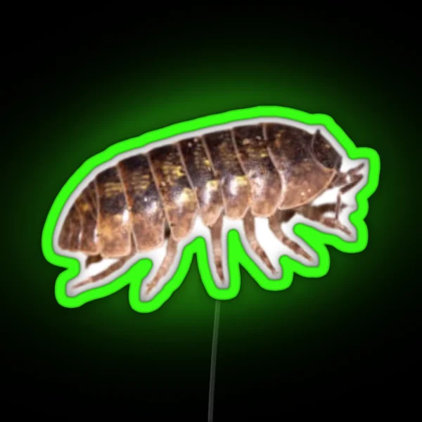 Roly Poly Isopod RGB Neon Sign