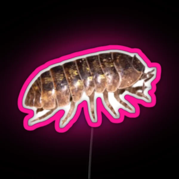 Roly Poly Isopod RGB Neon Sign