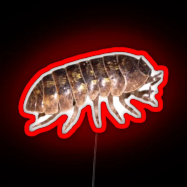 Roly Poly Isopod RGB Neon Sign