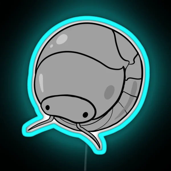 Roly Poly Isopod RGB Neon Sign