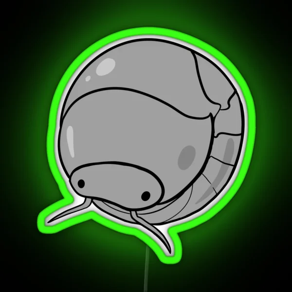 Roly Poly Isopod RGB Neon Sign