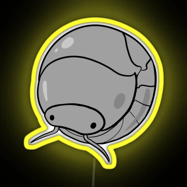 Roly Poly Isopod RGB Neon Sign
