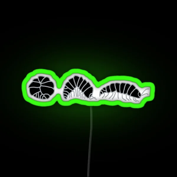 Roly Poly Isopod Transition RGB Neon Sign