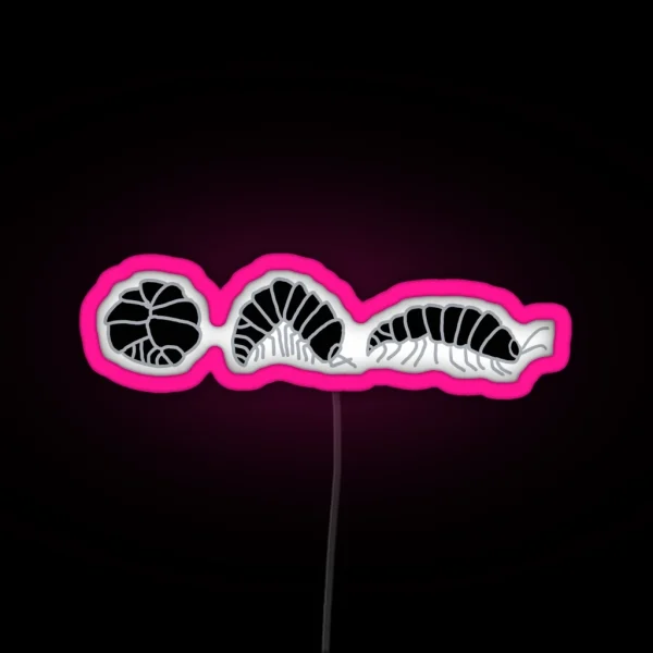 Roly Poly Isopod Transition RGB Neon Sign