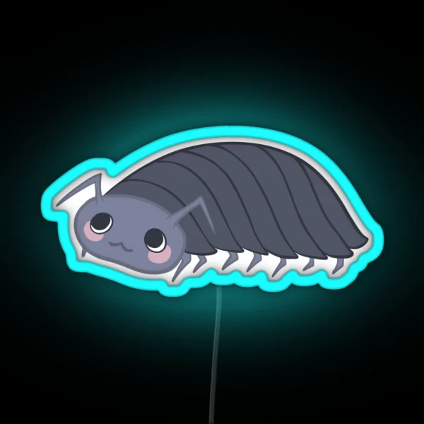 Roly Poly No Text RGB Neon Sign