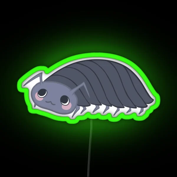 Roly Poly No Text RGB Neon Sign