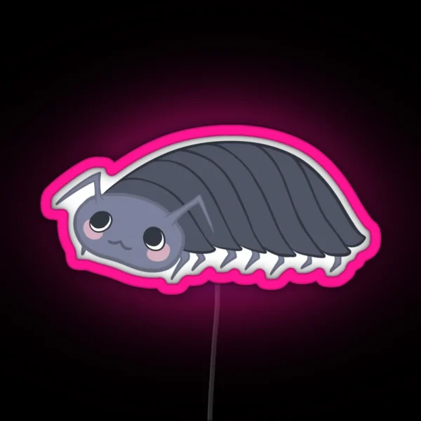Roly Poly No Text RGB Neon Sign
