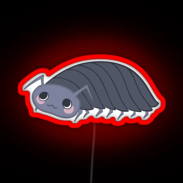Roly Poly No Text RGB Neon Sign
