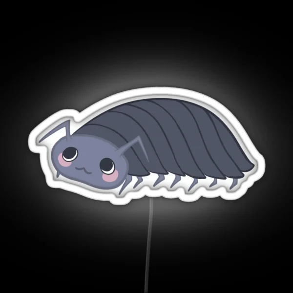 Roly Poly No Text RGB Neon Sign