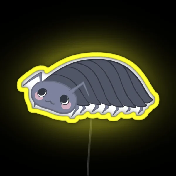 Roly Poly No Text RGB Neon Sign