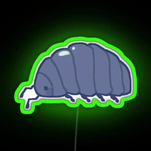 Rolypoly Bug RGB Neon Sign