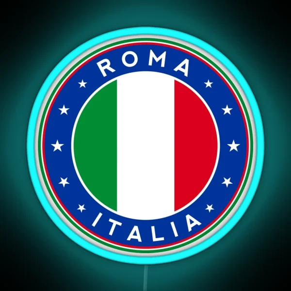 Roma Italia RGB Neon Sign