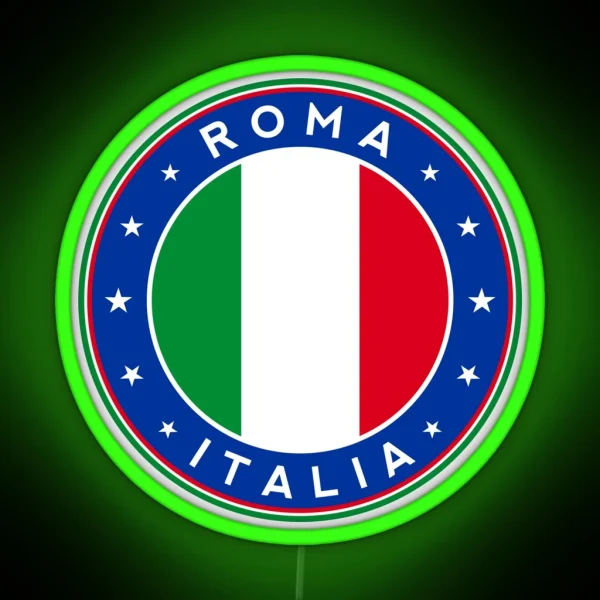 Roma Italia RGB Neon Sign