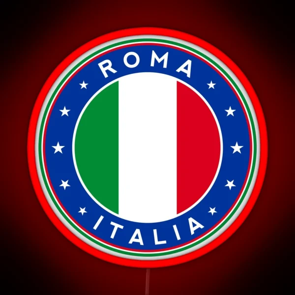 Roma Italia RGB Neon Sign