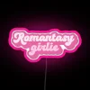 pink rgb neon romantic girlie sign