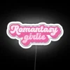 romantic fantasy neon sign with vibrant RGB lighting for girls - girlie design