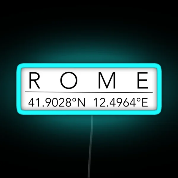 Rome RGB Neon Sign