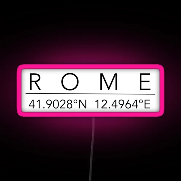 Rome RGB Neon Sign