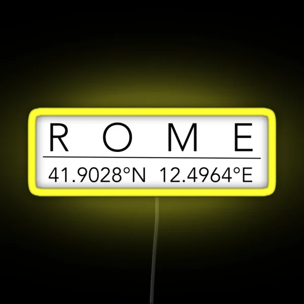 Rome RGB Neon Sign