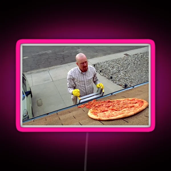 Roof Pizza RGB Neon Sign