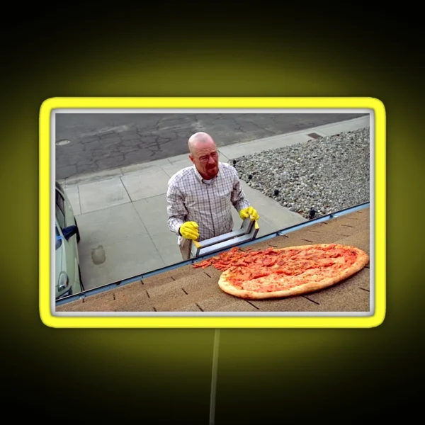 Roof Pizza RGB Neon Sign