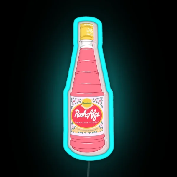 Rooh Afza Bottle RGB Neon Sign