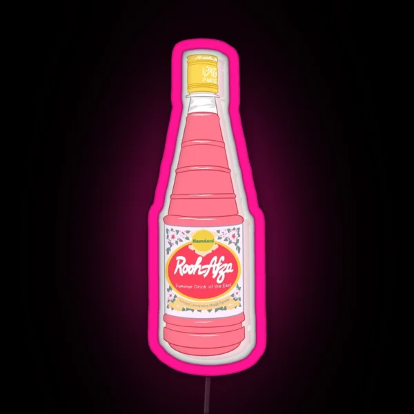 Rooh Afza Bottle RGB Neon Sign